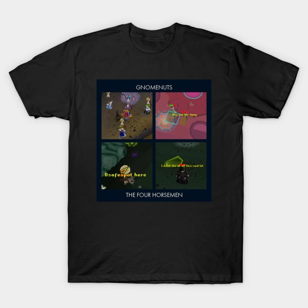 GnomeNuts - The Four Horsemen T-Shirt by GnomeNuts